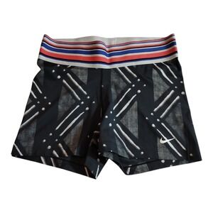 Nike Pro Tight Fit Training Shorts Black‎ Multi Yoga Running Gym